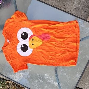 Orange turkey graphic tee